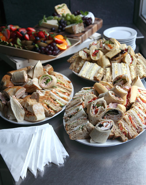 Finger buffet menu